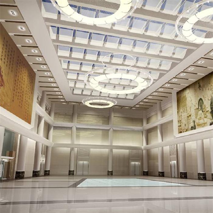 酒店新中式燈具_大堂非標(biāo)工程燈飾廠家定制【孫氏照明】